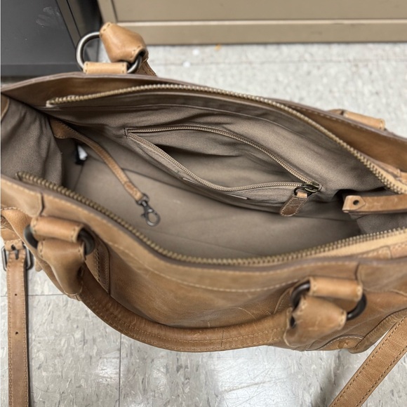 Frye Women's Melissa Zip Satchel Leather Handbag - Picture 10 of 14